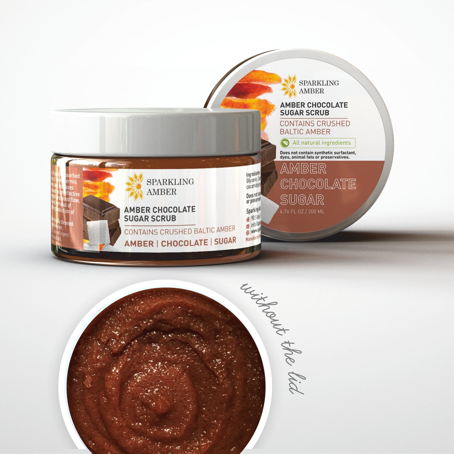 Amber Chocolate Sugar Scrub